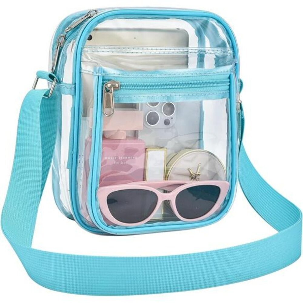 Clear Purse for Stadium Events Clear Messenger Bag for Men and Women